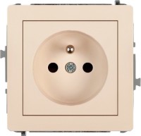Фото - Розетка Karlik Deco 1DGP-1zp бежевый