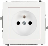 Фото - Розетка Karlik Deco 25DGP-1zp белый
