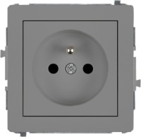 Фото - Розетка Karlik Deco 27DGP-1zp серый