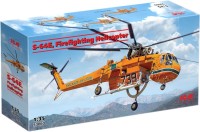 Фото - Сборная модель ICM S-64E Firefighting Helicopter (1:35)
