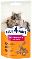 Корм для кошек Club 4 Paws Pillows Snack Beef 60 g