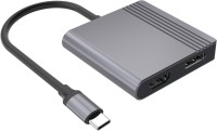 Фото - Картридер / USB-хаб Cablexpert A-CM-HDMIFDPF-01