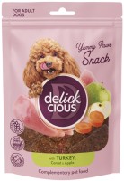 Корм для собак Delickcious Snack Adult Turkey/Carrot 80 g