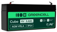 Фото - Батарея Green Cell AGM 6V 3.4Ah