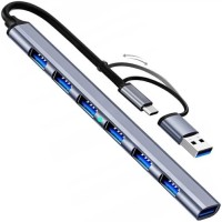 Фото - Картридер / USB-хаб Dynamode DM-UH-701AC