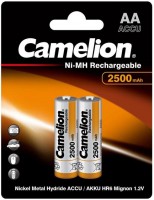 Фото - Аккумулятор / батарейка Camelion 2xAA 2500 mAh 