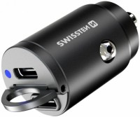 Фото - Зарядное устройство Swissten Car Charger 2xUSB-C 45W