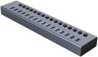Фото - Картридер / USB-хаб Orico BT2U3-16AB