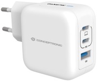 Фото - Зарядное устройство Conceptronic 67W 3-Port GaN USB PD Charger