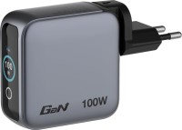 Фото - Зарядное устройство Verbatim Mini GaN 100W Smart TFT Charger