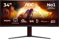 Фото - Монитор AOC CU34G4ZCA 34&nbsp;"  черный