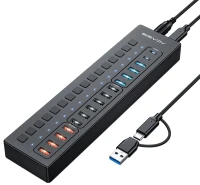 Фото - Картридер / USB-хаб Acasis DS-516PB