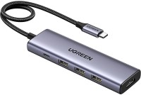 Фото - Картридер / USB-хаб Ugreen CM511 (15597) 5 in 1