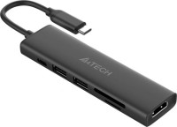 Фото - Картридер / USB-хаб A4Tech DST-60C
