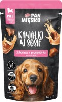 Фото - Корм для собак PAN MIESKO Meat Pieces Veal/Quail in Sauce 150 g