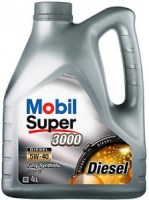 Фото - Моторное масло MOBIL Super 3000 X1 Diesel 5W-40 4 л