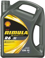 Фото - Моторное масло Shell Rimula R6 M 10W-40 4 л