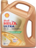 Фото - Моторное масло Shell Helix Ultra 0W-40 4 л