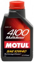 Фото - Моторное масло Motul 4100 Multidiesel 10W-40 1 л