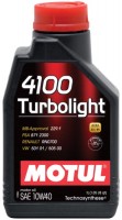 Фото - Моторное масло Motul 4100 Turbolight 10W-40 1 л