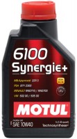 Фото - Моторное масло Motul 6100 Synergie+ 10W-40 1 л