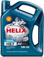 Фото - Моторное масло Shell Helix HX7 Diesel AV 5W-30 4 л