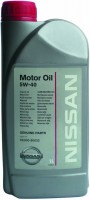 Фото - Моторное масло Nissan Motor Oil 5W-40 1 л