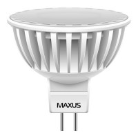Фото - Лампочка Maxus 1-LED-275 MR16 5W 3000K 220V GU5.3 AL 