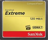 Фото - Карта памяти SanDisk Extreme CompactFlash 120MB/s 64 ГБ