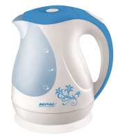Фото - Электрочайник MPM MCZ-38 2200 Вт 1.5 л  белый
