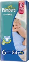 Фото - Подгузники Pampers Active Baby 6 / 54 pcs 