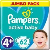 Фото - Подгузники Pampers Active Baby 4 Plus / 62 pcs 