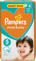 Фото - Подгузники Pampers Sleep and Play 5 / 74 pcs 