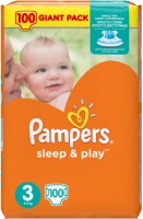 Фото - Подгузники Pampers Sleep and Play 3 / 100 pcs 