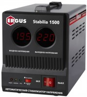 Фото - Стабилизатор напряжения ERGUS Stabilia 1500 1.5&nbsp;кВА / 900&nbsp;Вт