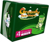 Фото - Подгузники Greenty Tea Diaper 4 / 40 pcs 