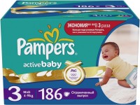 Фото - Подгузники Pampers Active Baby 3 / 186 pcs 