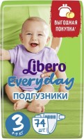 Фото - Подгузники Libero Everyday 3 / 74 pcs 