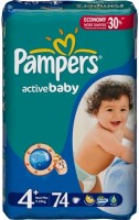 Фото - Подгузники Pampers Active Baby 4 Plus / 74 pcs 