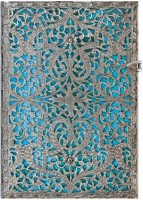 Фото - Блокнот Paperblanks Silver Filigree Maya Blue Middle 