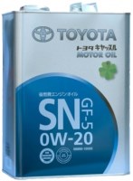Моторное масло Toyota Castle Motor Oil 0W-20 SN 4 л