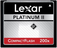 Фото - Карта памяти Lexar Platinum II 200x CompactFlash 4 ГБ