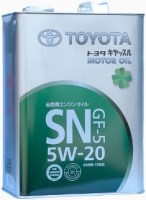 Моторное масло Toyota Castle Motor Oil 5W-20 SN 4 л