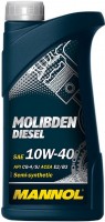 Фото - Моторное масло Mannol Molibden Diesel 10W-40 1 л