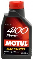 Фото - Моторное масло Motul 4100 Power 15W-50 1 л