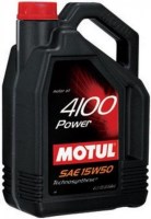 Фото - Моторное масло Motul 4100 Power 15W-50 5 л