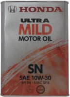 Фото - Моторное масло Honda Ultra MILD 10W-30 SN 4L 4 л