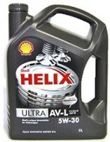 Фото - Моторное масло Shell Helix Ultra AV-L 5W-30 4 л