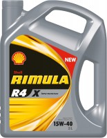 Фото - Моторное масло Shell Rimula R4 X 15W-40 5 л