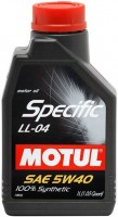 Фото - Моторное масло Motul Specific LL-04 5W-40 1 л